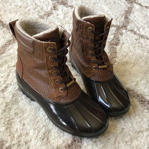 Michael Kors Easton Lace-Up Duck Boot